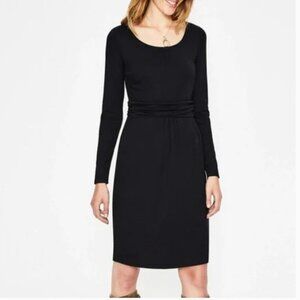 Boden Classic Black Mabel Long Sleeve Dress